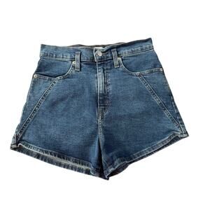 Levis Jean Shorts Vintage High Rise Womens 2 Mom 90s #7031